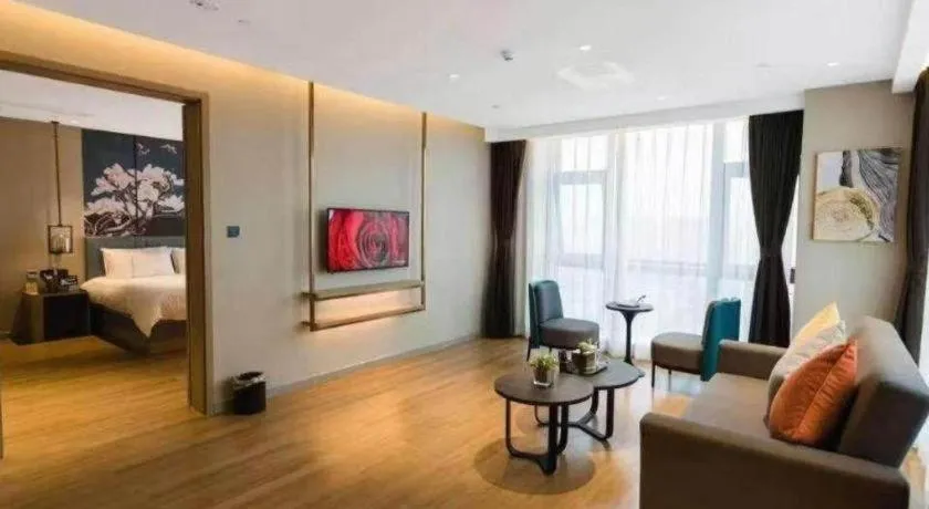 Bed in Magnotel Hotel Guangyuan Nanhe Bus Station Beijing Road