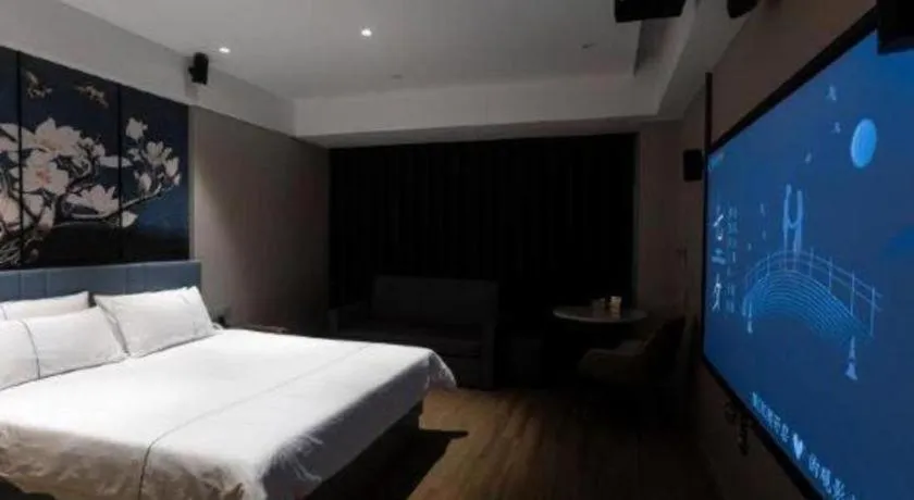 Bed in Magnotel Hotel Guangyuan Nanhe Bus Station Beijing Road