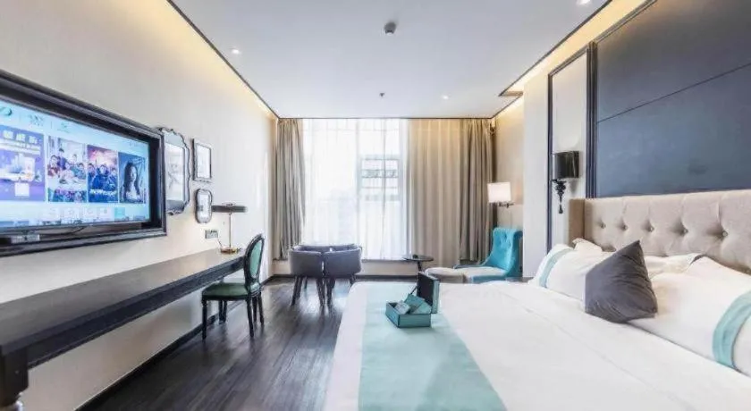 Bed in Xana Hotelle Binzhou Yangxin