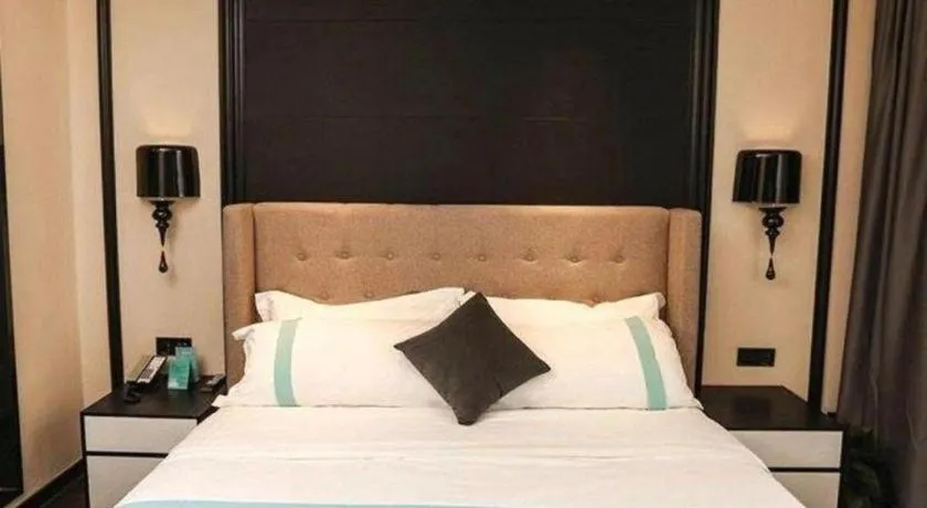 Bed in Xana Hotelle Binzhou Yangxin