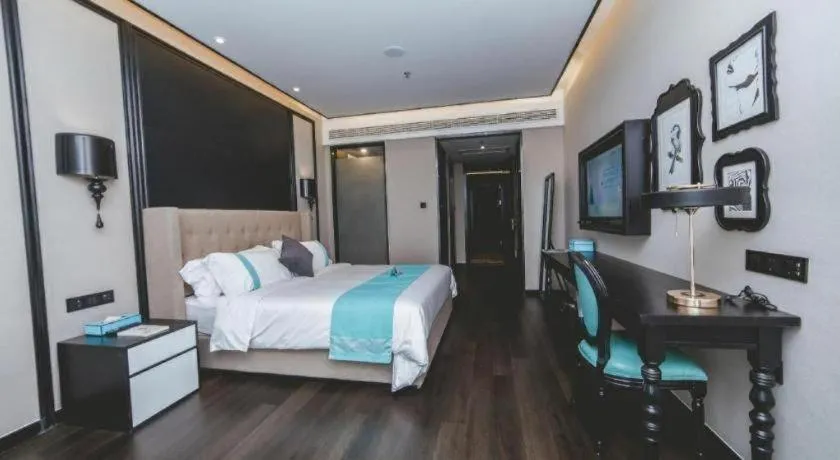 Bed in Xana Hotelle Binzhou Yangxin