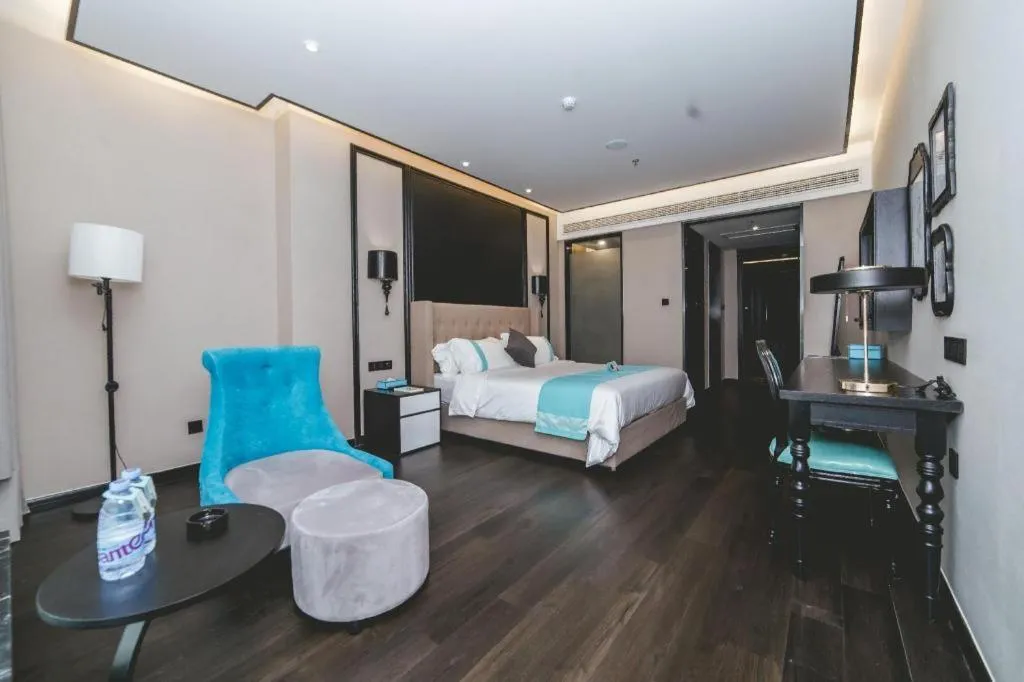 Bed in Xana Hotelle Binzhou Yangxin