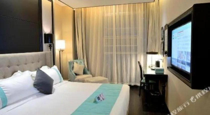 Bed in Xana Hotelle Rizhao Lanshan District Government