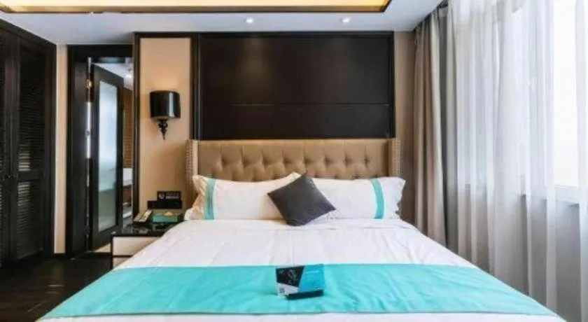 Bed in Xana Hotelle Rizhao Lanshan District Government