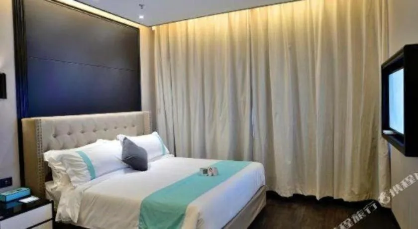 Bed in Xana Hotelle Rizhao Lanshan District Government