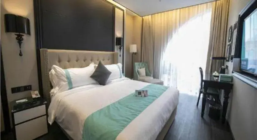 Bed in Xana Hotelle Rizhao Lanshan District Government Bed in Xana Hotelle Rizhao Lanshan District Government