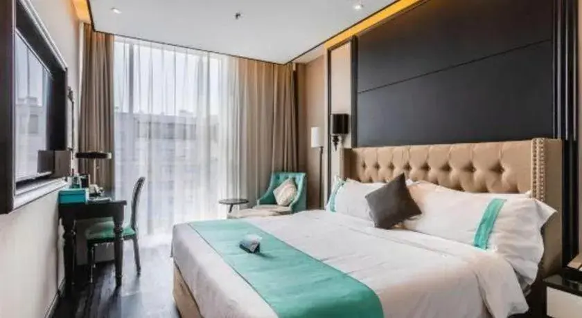 Bed in Xana Hotelle Rizhao Lanshan District Government Bed in Xana Hotelle Rizhao Lanshan District Government