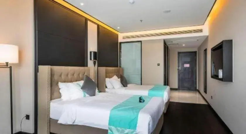 Bed in Xana Hotelle Rizhao Lanshan District Government Bed in Xana Hotelle Rizhao Lanshan District Government