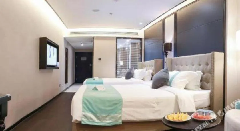 Bed in Xana Hotelle Rizhao Lanshan District Government