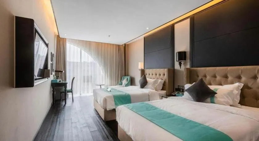 Bed in Xana Hotelle Rizhao Lanshan District Government