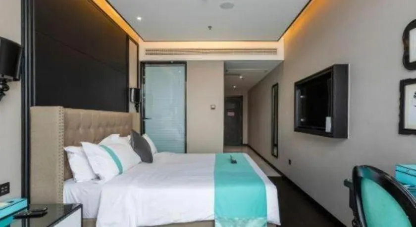 Bed in Xana Hotelle Rizhao Lanshan District Government