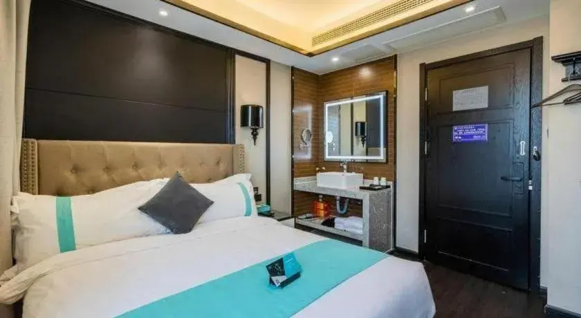 Bed in Xana Hotelle Rizhao Lanshan District Government Bed in Xana Hotelle Rizhao Lanshan District Government