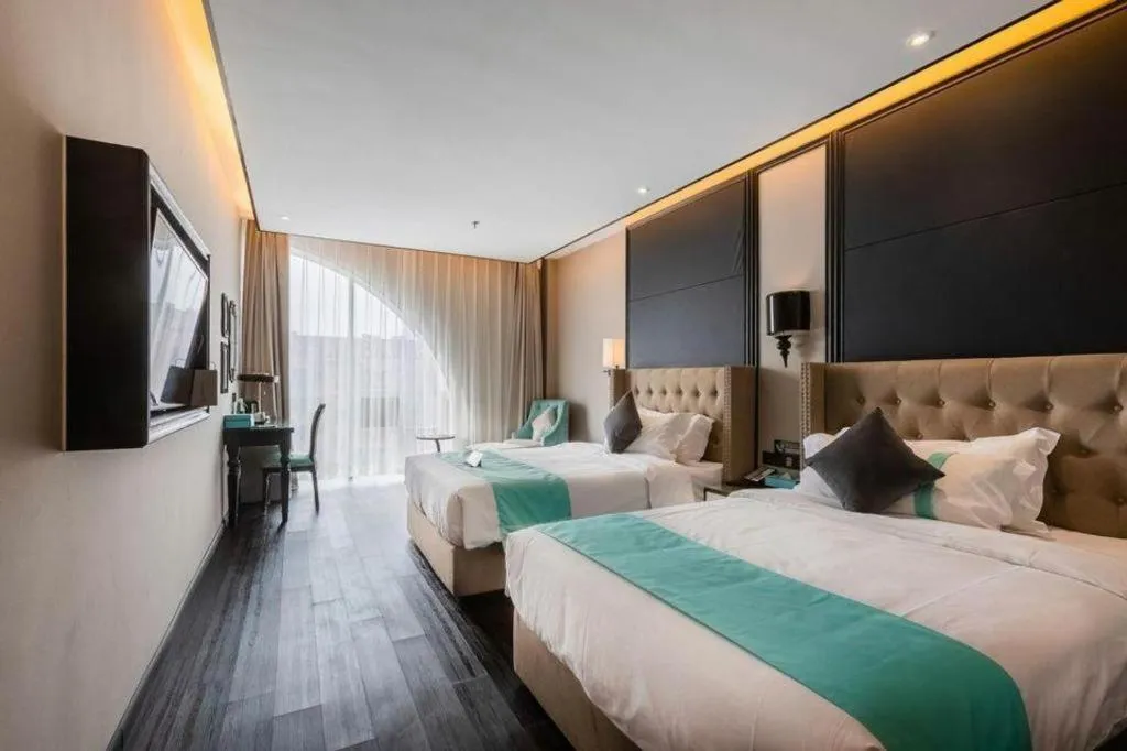 Bed in Xana Hotelle Rizhao Lanshan District Government