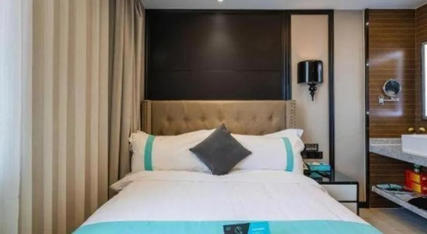 Bed in Xana Hotelle Rizhao Lanshan District Government