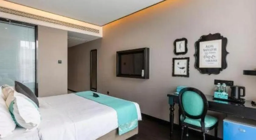 Bed in Xana Hotelle Rizhao Lanshan District Government