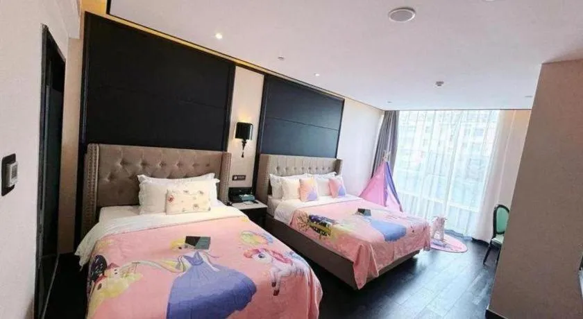 Bed in Xana Hotelle Rizhao Lanshan District Government