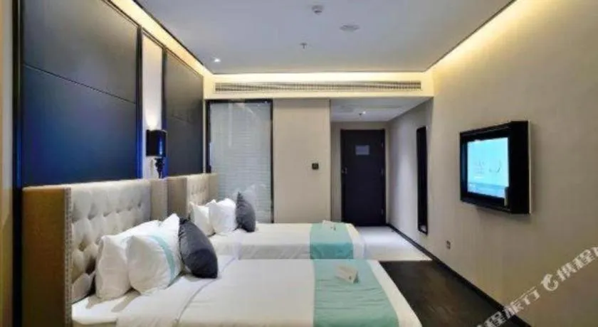 Bed in Xana Hotelle Rizhao Lanshan District Government