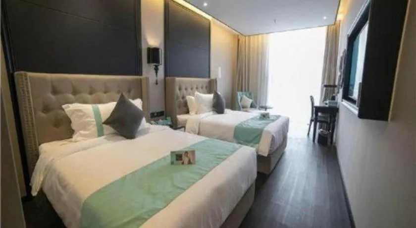 Bed in Xana Hotelle Rizhao Lanshan District Government