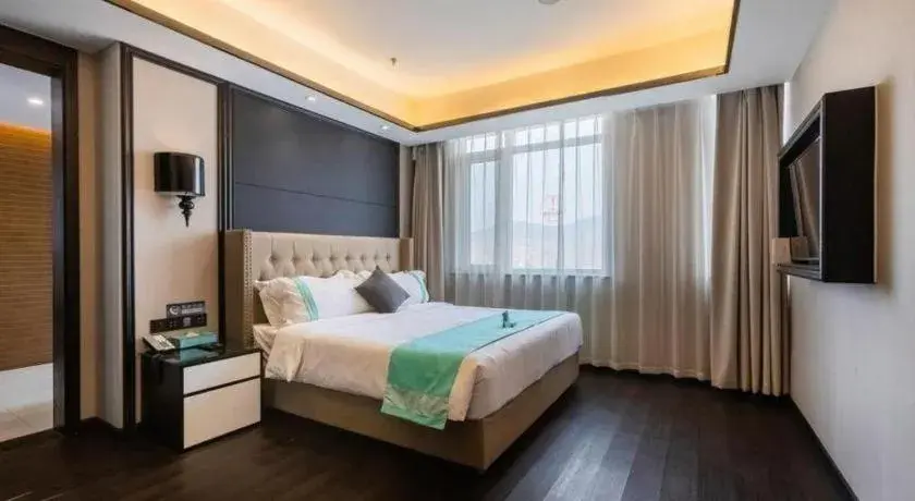 Bed in Xana Hotelle Rizhao Lanshan District Government Bed in Xana Hotelle Rizhao Lanshan District Government