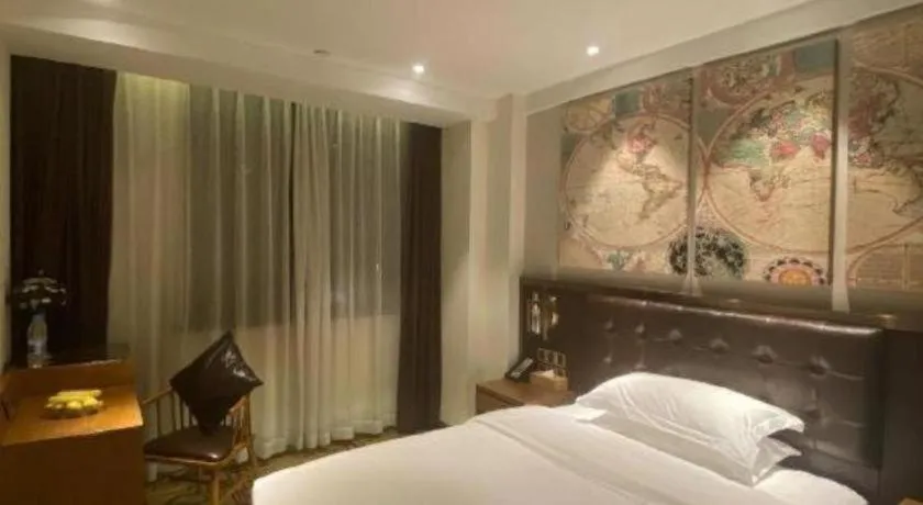 Bed in James Joyce Coffetel Taizhou Jiangyan Bus Terminal