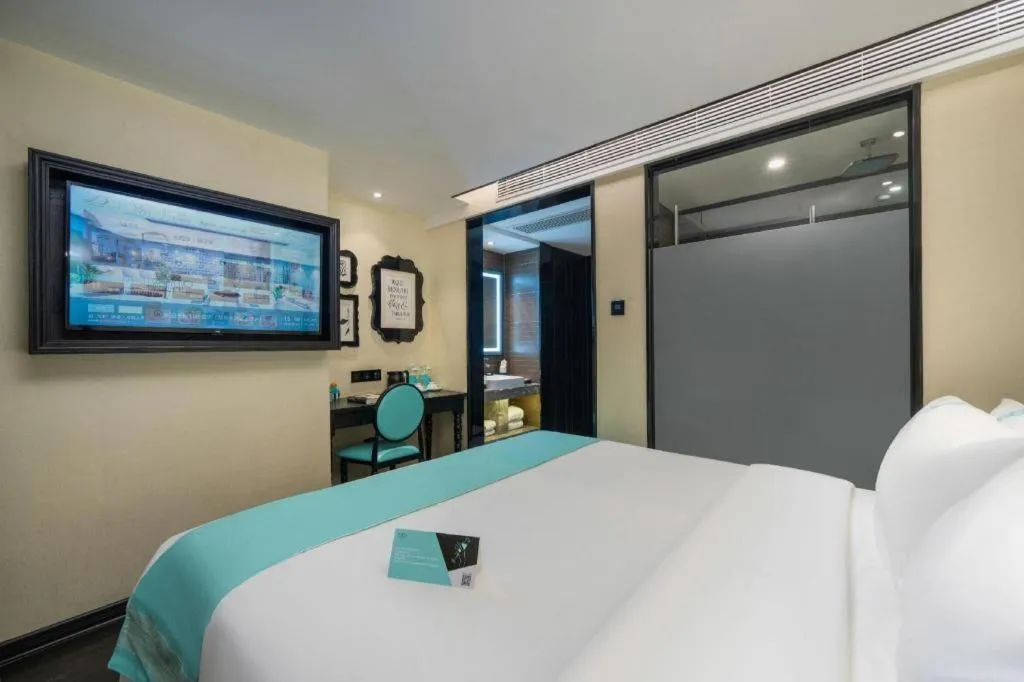 Bed in Xana Hotelle Shenzheng South Station Foxconn