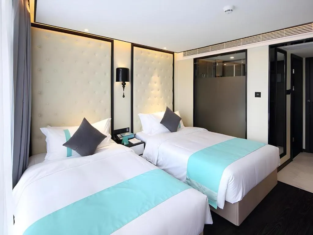 Bed in Xana Hotelle Shenzheng South Station Foxconn