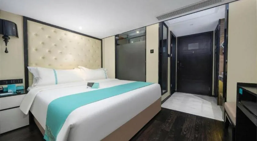 Bed in Xana Hotelle Shenzheng South Station Foxconn