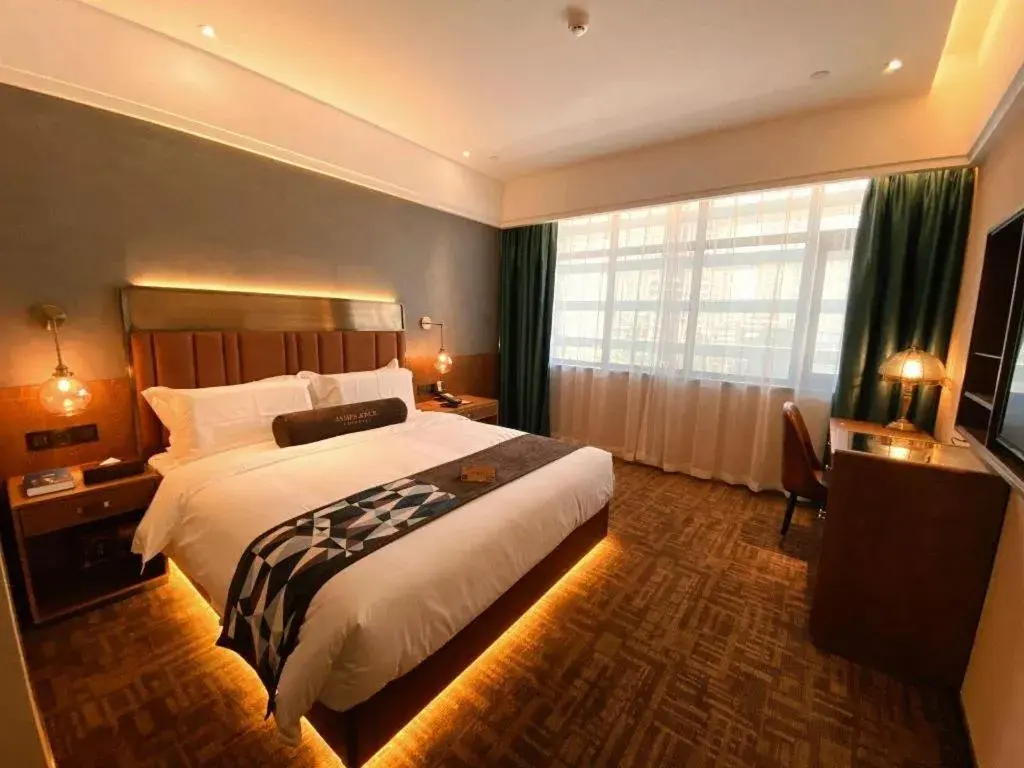 Bed in James Joyce Coffetel Tianjing First Central Hospital Nankai University Bed in James Joyce Coffetel Tianjing First Central Hospital Nankai University