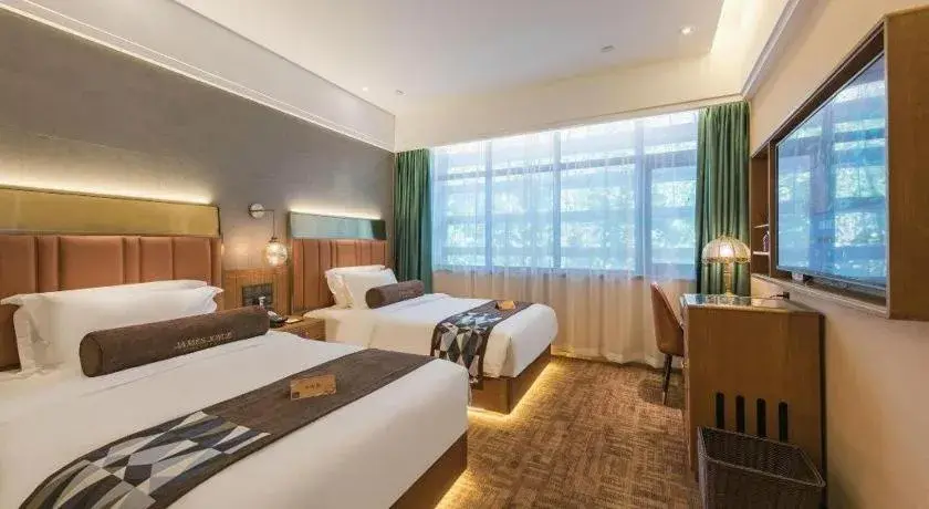 Bed in James Joyce Coffetel Tianjing First Central Hospital Nankai University Bed in James Joyce Coffetel Tianjing First Central Hospital Nankai University