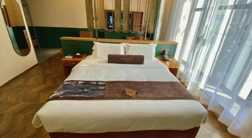 Bed in James Joyce Coffetel Tianjing First Central Hospital Nankai University