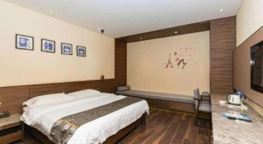 Bed in Jinjiang Inn Style Fuzhou Railway Station North Plaza
