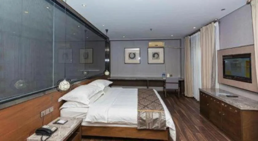 Bed in Jinjiang Inn Style Fuzhou Railway Station North Plaza