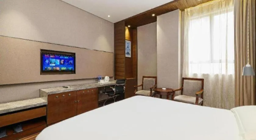 Bed in Jinjiang Inn Style Fuzhou Railway Station North Plaza