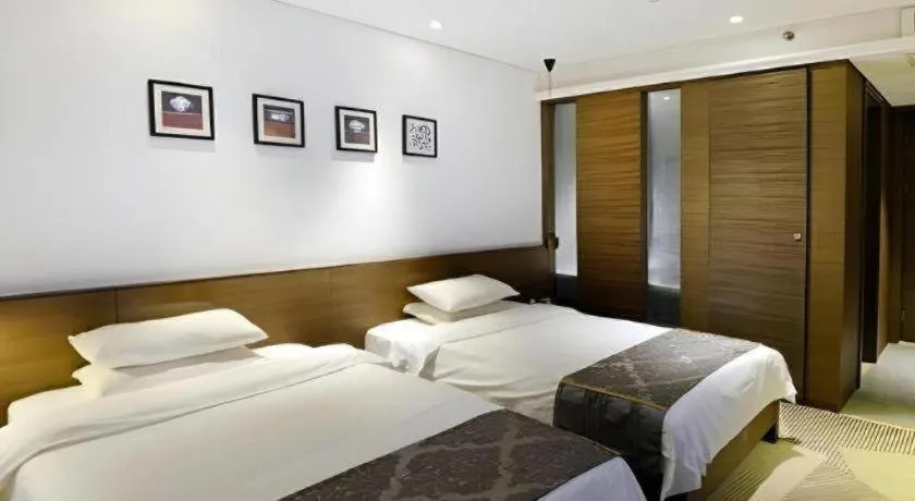 Bed in Jinjiang Inn Style Fuzhou Railway Station North Plaza