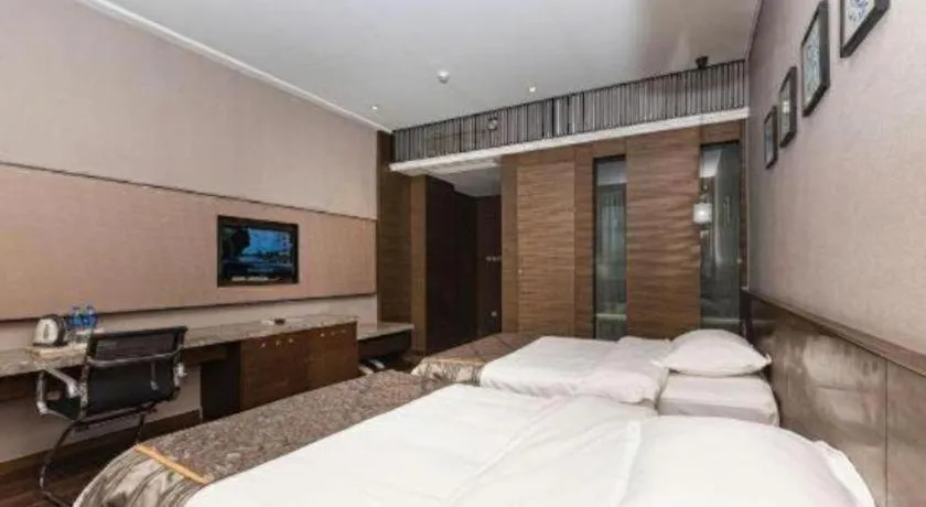 Bed in Jinjiang Inn Style Fuzhou Railway Station North Plaza