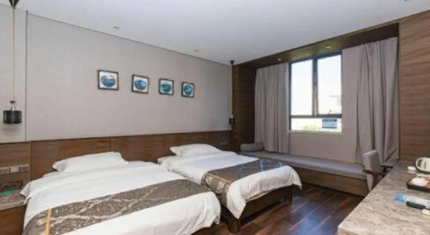 Bed in Jinjiang Inn Style Fuzhou Railway Station North Plaza