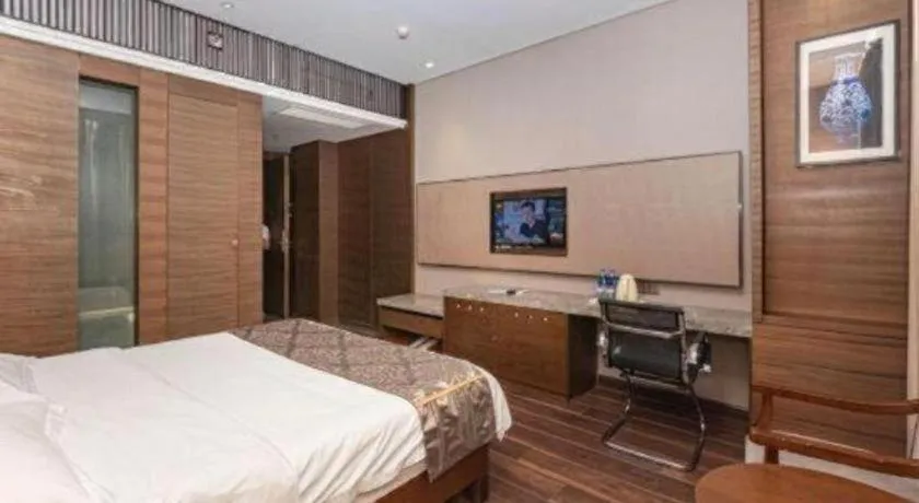 Bed in Jinjiang Inn Style Fuzhou Railway Station North Plaza