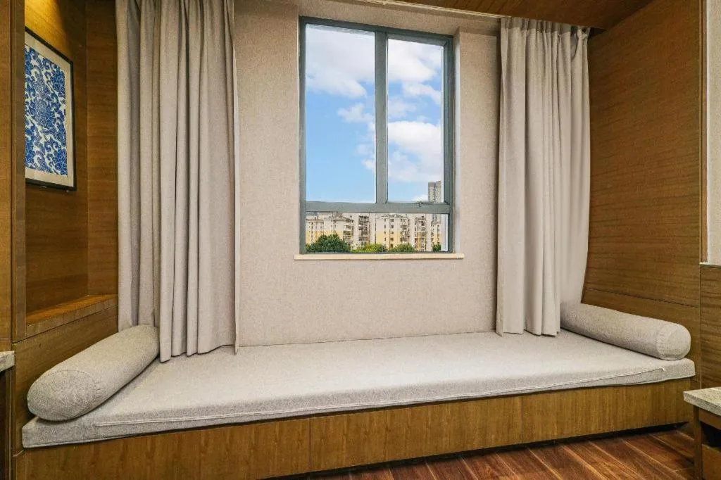 Bed in Jinjiang Inn Style Fuzhou Railway Station North Plaza