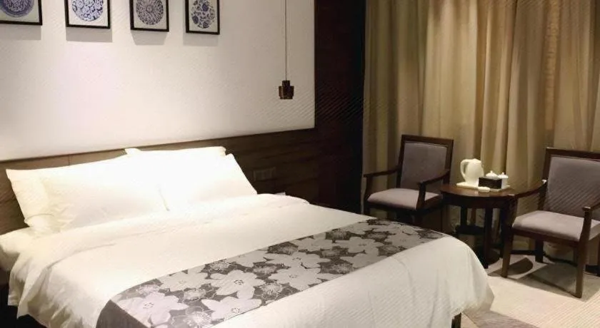 Bed in Jinjiang Inn Style Fuzhou Railway Station North Plaza