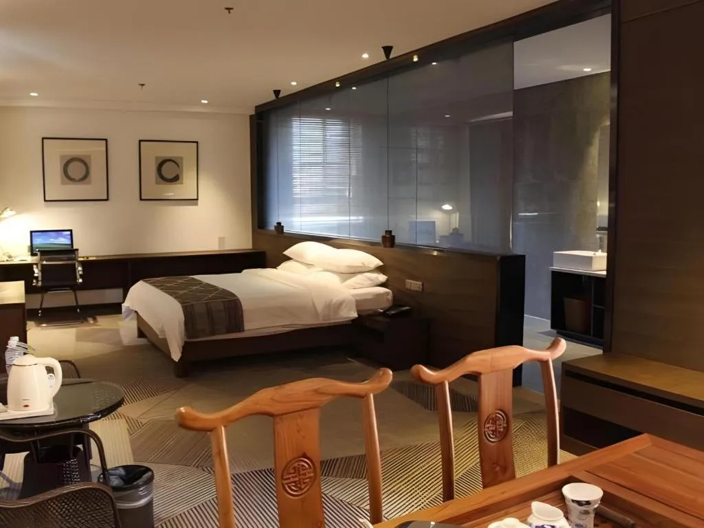 Bed in Jinjiang Inn Style Fuzhou Railway Station North Plaza