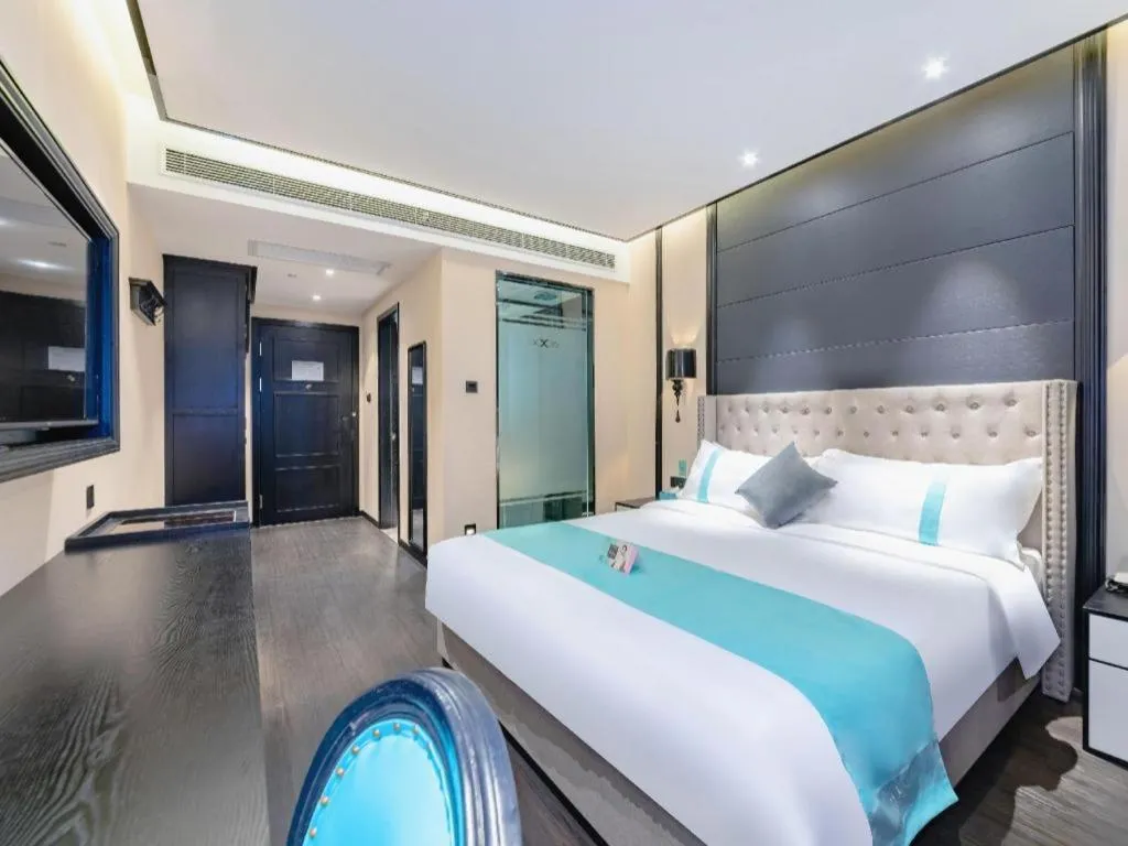 Bed in Xana Hotelle Xi'an Zhonglou Luoma