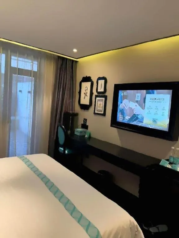 Bed in Xana Hotelle Xi'an Zhonglou Luoma