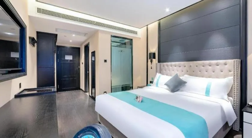 Bed in Xana Hotelle Xi'an Zhonglou Luoma