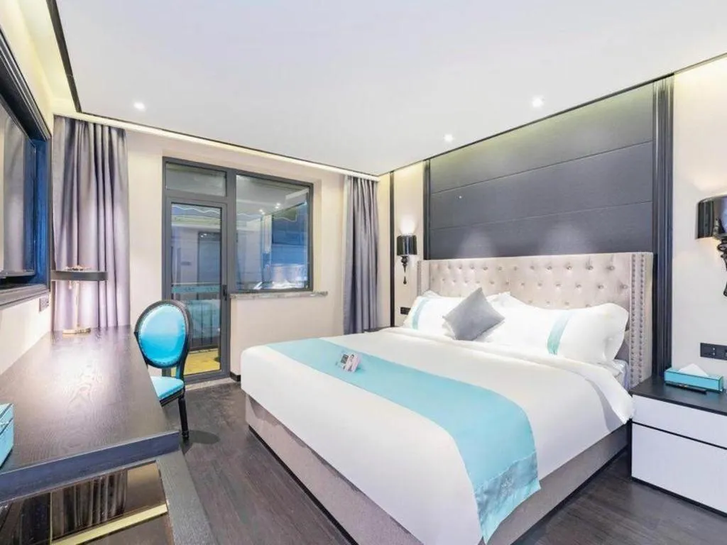 Bed in Xana Hotelle Xi'an Zhonglou Luoma