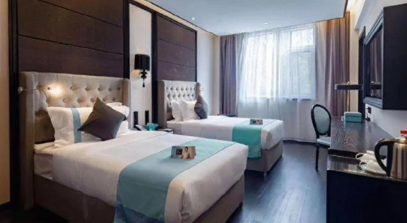 Bed in Xana Hotelle Xi'an Zhonglou Luoma