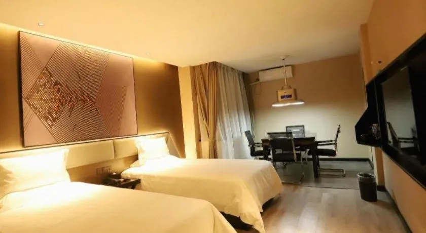 Bed in IU Hotel Xianning Railway Station