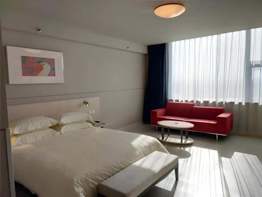 Bed in Jinjiang Inn Hengshui Anping Bed in Jinjiang Inn Hengshui Anping