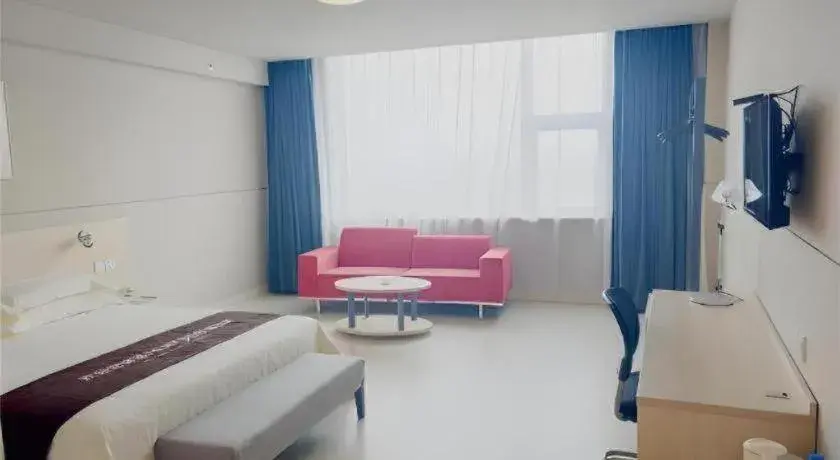 Bed in Jinjiang Inn Hengshui Anping Bed in Jinjiang Inn Hengshui Anping