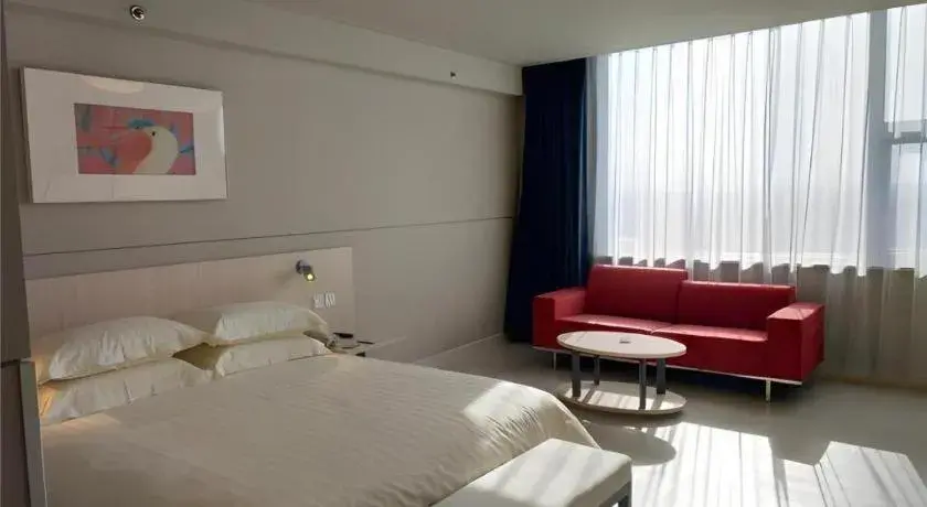 Bed in Jinjiang Inn Hengshui Anping Bed in Jinjiang Inn Hengshui Anping