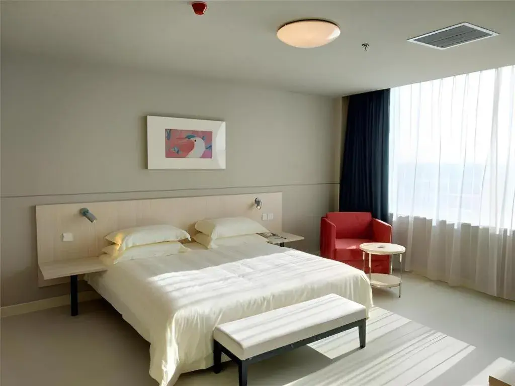 Bed in Jinjiang Inn Hengshui Anping Bed in Jinjiang Inn Hengshui Anping